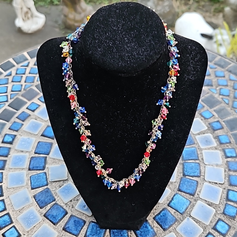 Colorful Crystal Beaded Necklace